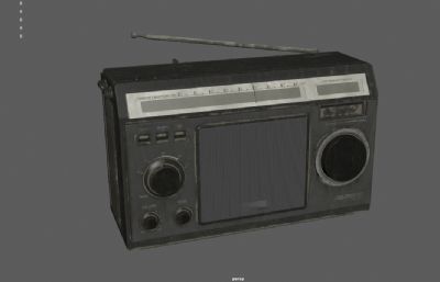 老式收音机Radio 古董收音机 老式磁带机
