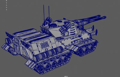 科幻双管游戏坦克 装甲车 陆战之王