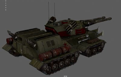 科幻双管游戏坦克 装甲车 陆战之王