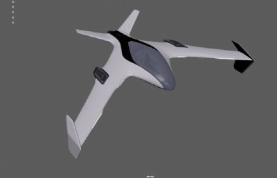 科幻飞机 未来单人飞行器 喷气式飞机