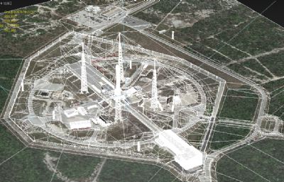 核电站 核电发电厂 工业区化工厂