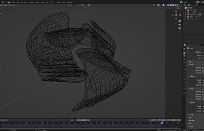 Blender微软风玻璃3D动画模型