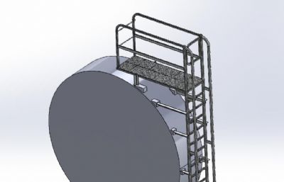 工厂梯子平台