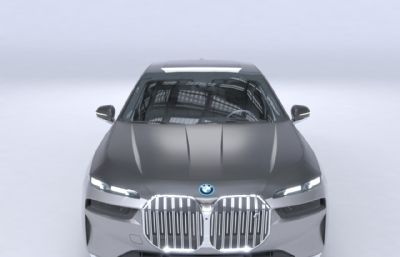 2023款宝马I7汽车3dmax模型