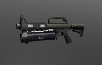 自动突击步枪 M16A2榴弹枪 榴弹炮