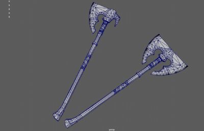 两款北欧战斧,维京战斧,中世纪武器