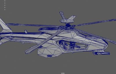 科幻直升机 轻型攻击直升机 武装直升机