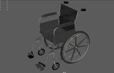 破旧的轮椅 残疾人轮椅 医疗器械