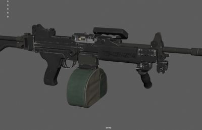M249班用机枪 重机枪 美式连射机枪
