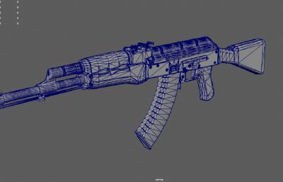 AK47全自动步枪涂装武器