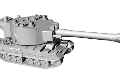 多款卡通小坦克stl模型