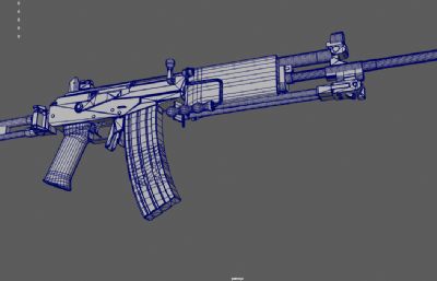 改进版AK47步枪 AKM突击步枪游戏武器
