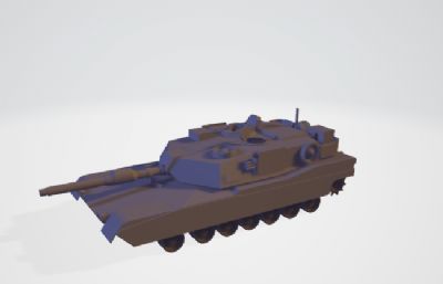 M1A1战车FBX模型