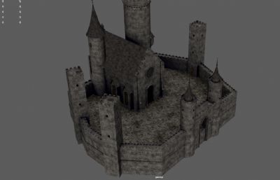 中世纪城堡 欧洲建筑 西方古堡