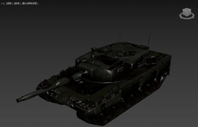 豹坦克,豹式坦克3dmax模型