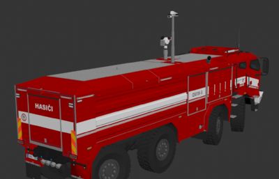 全自动消防车3ds模型
