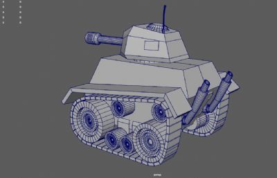 卡通坦克 Q版轻型坦克 装甲车