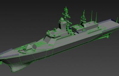 俄罗斯海军20380型护卫舰素模