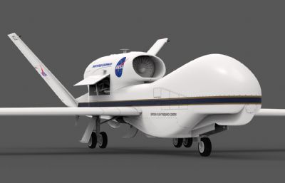 美全球鹰无人机3dmax模型