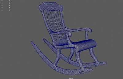 木质手扶摇椅 休闲椅 老式躺椅