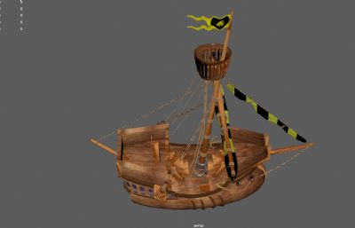 古代战船 渔船 帆船
