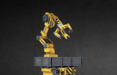 工业装载机器人,排爆机器人,科幻机械臂