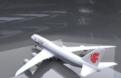 中国国际航空公司波音747客机飞机