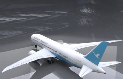 厦门航空波音787客机飞机