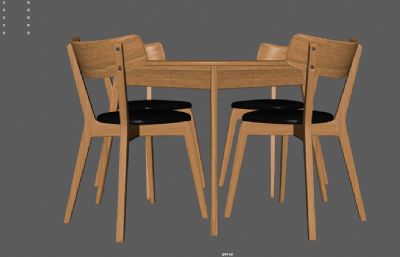 实木餐桌椅组合,休闲桌椅,餐厅桌椅