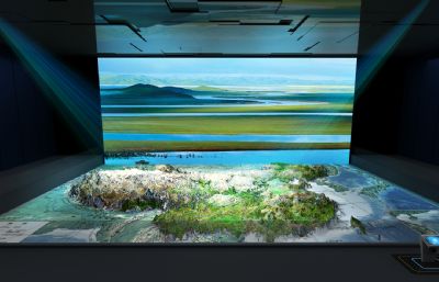中国地质地形展示展台模型