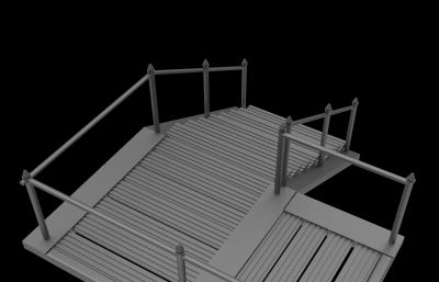 工业楼梯3dmax模型