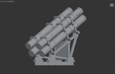 mk141导弹发射器max,obj模型