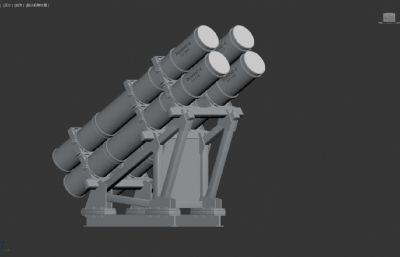 mk141导弹发射器max,obj模型