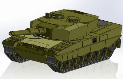 豹式坦克solidworks模型