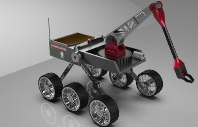 火星车,智能维修机器人solidworks模型