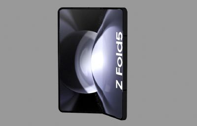三星Galaxy Z Fold5折叠屏手机官网精细模型