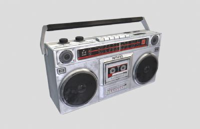 90年代老式收音机,录音机,磁带机