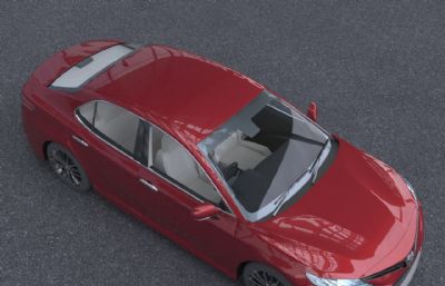 2023款丰田凯美瑞汽车3dmax模型