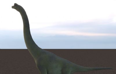 腕龙,恐龙3dmax模型