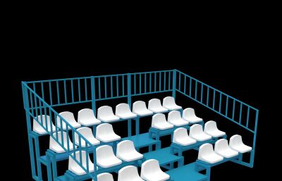 观众座椅,观众席座椅3dmax模型