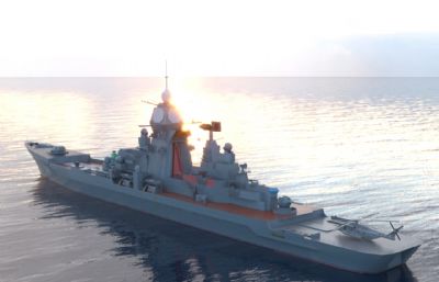 基洛夫巡洋舰3dmax模型