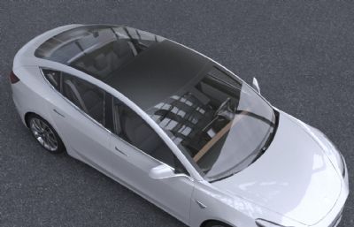 2023款Tesla特斯拉model3汽车新能源纯电动车