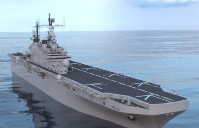 塔拉瓦级两栖攻击舰3dmax模型