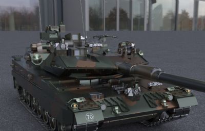 德国主战豹式豹2B9坦克
