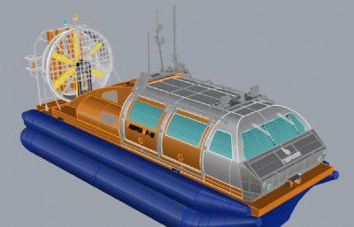 气垫船,登陆艇rhino模型