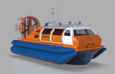 气垫船,登陆艇rhino模型