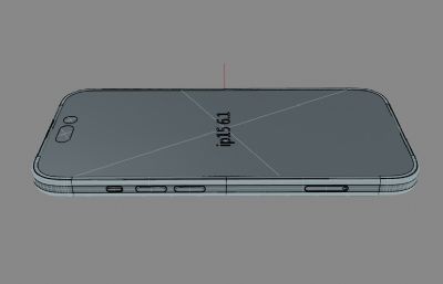 iPhone15手机3D模型