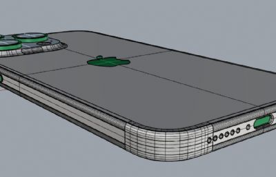 iPhone 15Pro Max手机3D模型