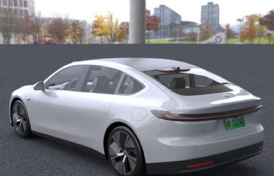2023款NIO蔚来ET7新能源汽车3dmax模型