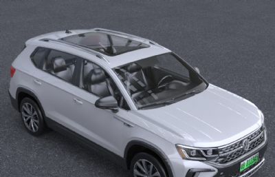 2022款大众Taos汽车3dmax模型